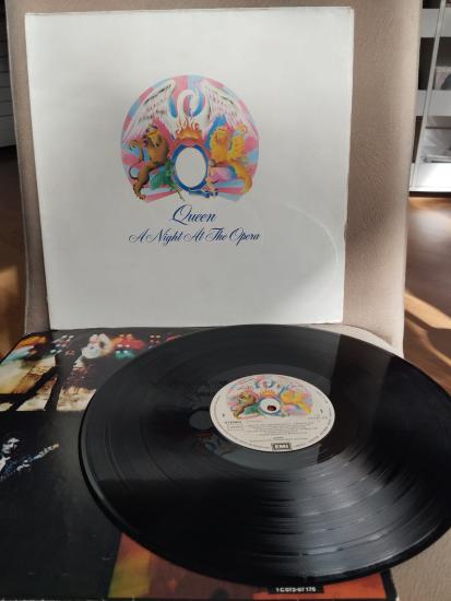 Queen – A Night At The Opera - 1975 Almanya Basım 33 Lük LP Albüm Plak