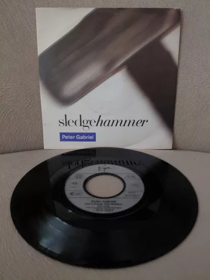 Peter Gabriel  –  Sledgehammer -  1986  Almanya Basım  45’lik  Plak