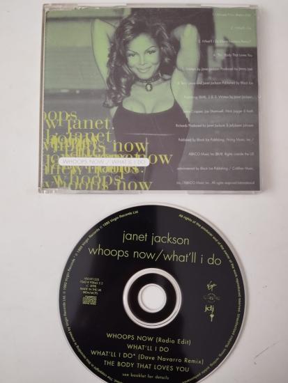 Janet  – Whoops Now / What’ll I Do -  1995  Avrupa  Basım - 2. El  CD, Maxi-Single