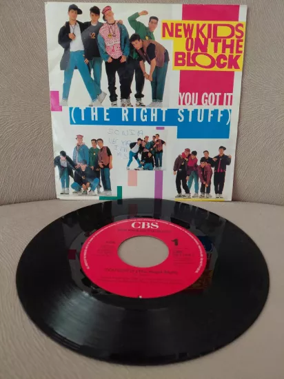 New Kids On The Block  – You Got It (The Right Stuff) -  1989  Hollanda Basım  45’lik  Plak