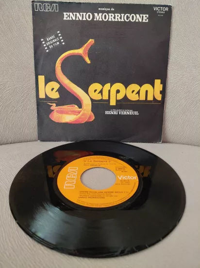 Ennio Morricone  –  Le Serpent (Soundtrack) -  1973  Fransa Basım  45’lik  Plak