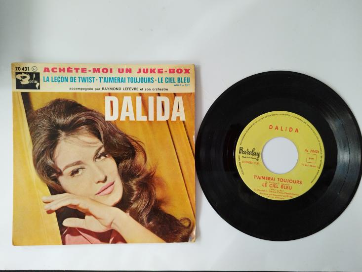 Dalida – Achète-Moi Un Juke Box -4PARÇALIK EP PLAK-1962 FRANSA BASIM 45 LİK PLAK
