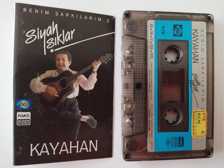 Kayahan – Benim Şarkılarım 2, Siyah Işıklar - 1989 Türkiye Basım Kaset