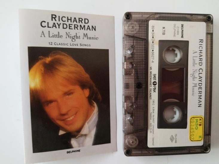 Richard Clayderman – A Little Night Music- 1989 TÜRKİYE BASIM KASET