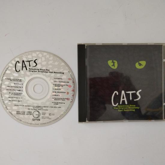 Andrew Lloyd Webber ‎– Cats (Selections From The Original Broadway Cast Recording) - 1983 Almanya Basım 2. El CD Albüm