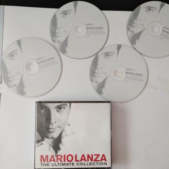 Mario Lanza – The Ultimate Collection - 2004 Avrupa  Basım  2. El 4XCD  Albüm (Kitapçıklı)