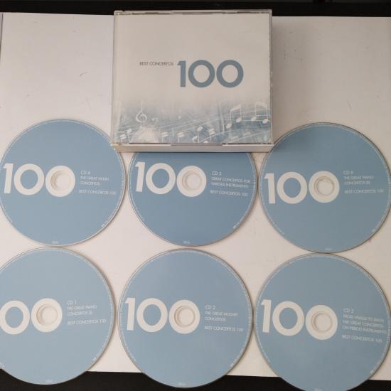 Best Concertos  100  -  2008 Avrupa  Basım  2. El Kitapçıklı  6XCD  Box