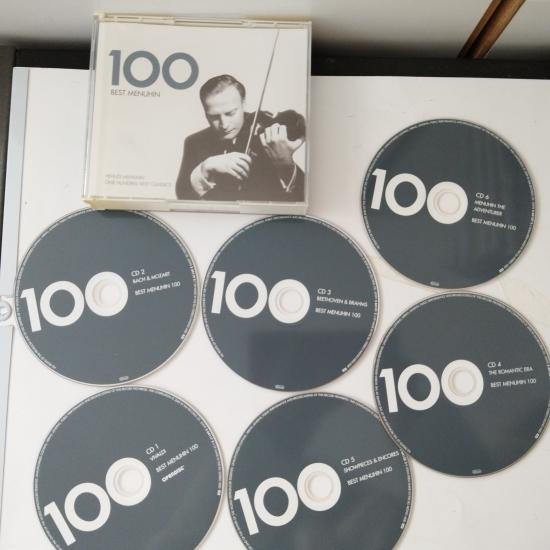 Best  Menuhin  100   -  2009  Avrupa  Basım  2. El Kitapçıklı  6XCD  Box