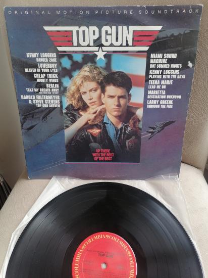 Top Gun Filmi Soundtrack Plak - 1986 Kanada Basım Albüm - 33 lük LP Plak
