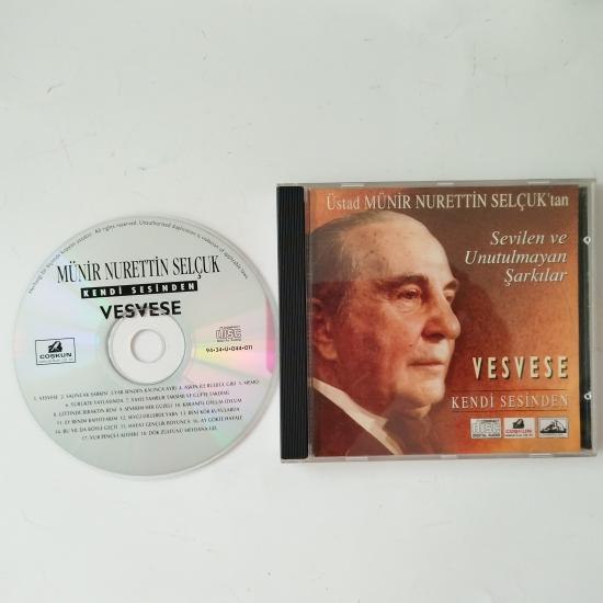 Üstad Münir Nurettin Selçuk  / Vesvese  (Kendi Sesinden ) -Türkiye Basım 2. El  CD  Albüm