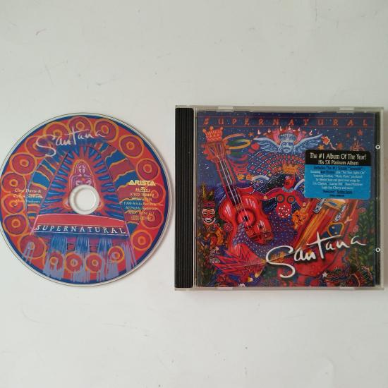 Santana –  Supernatural    - 1999 Avrupa  Basım 2. El  CD  Albüm