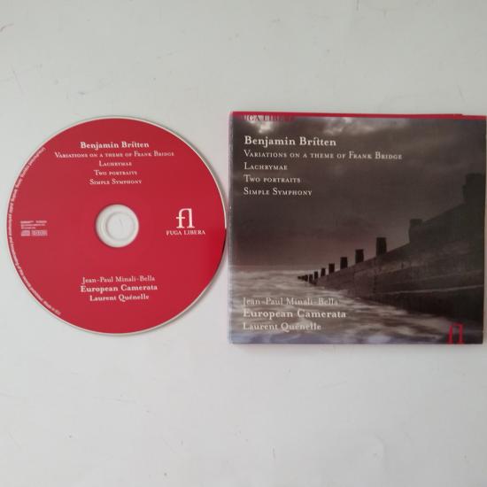 Benjamin Britten, Jean-Paul Minali-Bella, European Camerata, Laurent Quenelle – Variations On A Theme Of Frank B - 2008 Avrupa Basım 2. El  CD Albüm