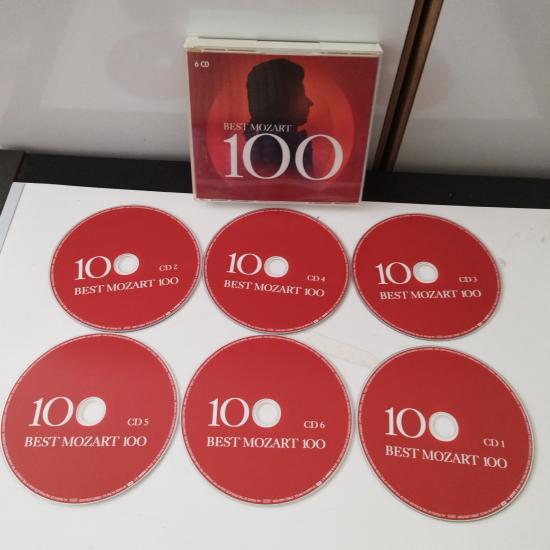 Best Mozart 100   - 2005 Avrupa  Basım -  2. El  6XCD Box Albüm