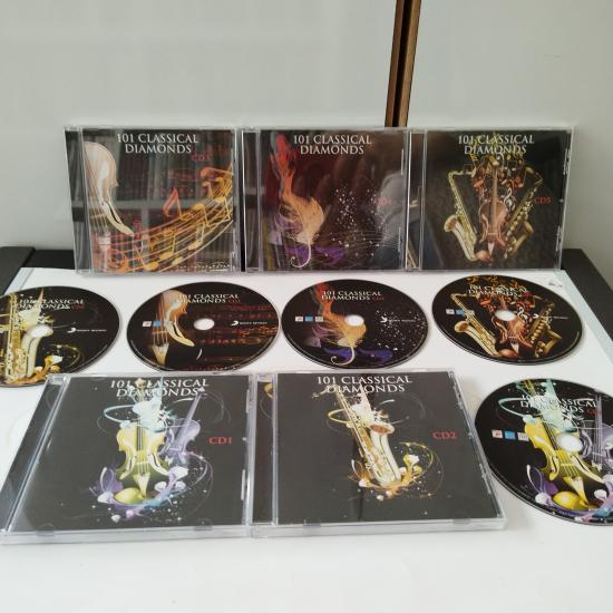 101 Classical Diamonds  –   2010 Türkiye Basım  -  2. El  5xCD  Albüm
