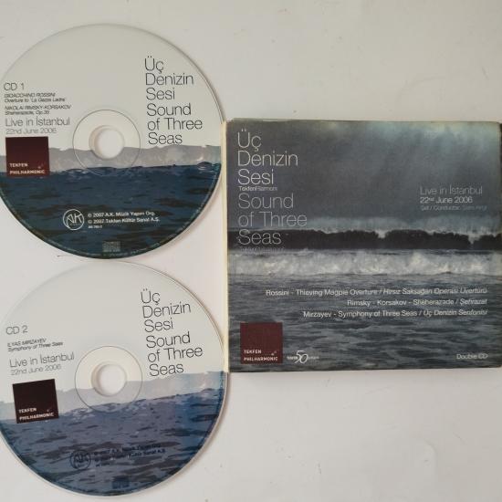 Üç Denizin Sesi / Tekfen Flarmoni  –   2007 Türkiye Basım  -  2. El Digipak 2XCD  Albüm