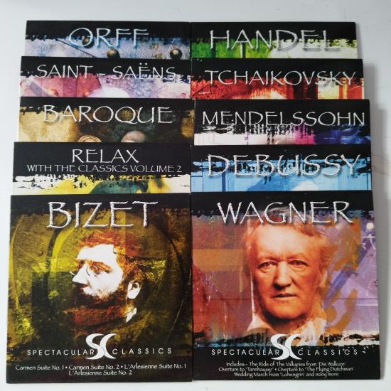 Spectacular Classics  -   2003 İngiltere  Basım - 2. El  10xCD Box Albüm