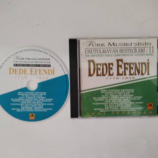 Dede Efendi /Türk musikisinin unutulmayan bestecileri-11 –   TürkiyeBasım  -  2. El CD  Albüm