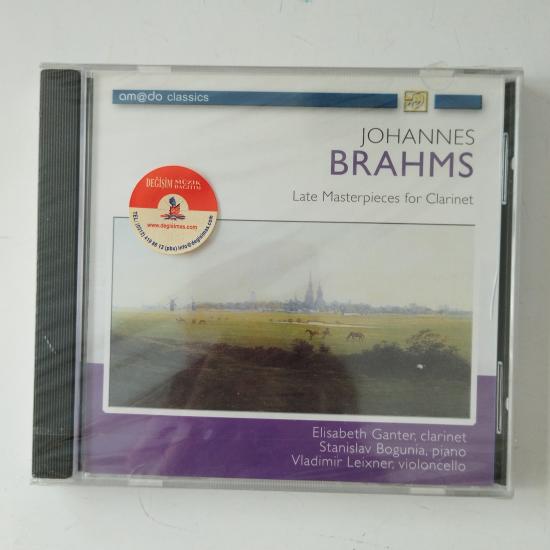 Johannes Brahms / Late Masterpieces For Clarinet  -  Yurtdışı Basım - 2. El CD Albüm / Ambalajlı
