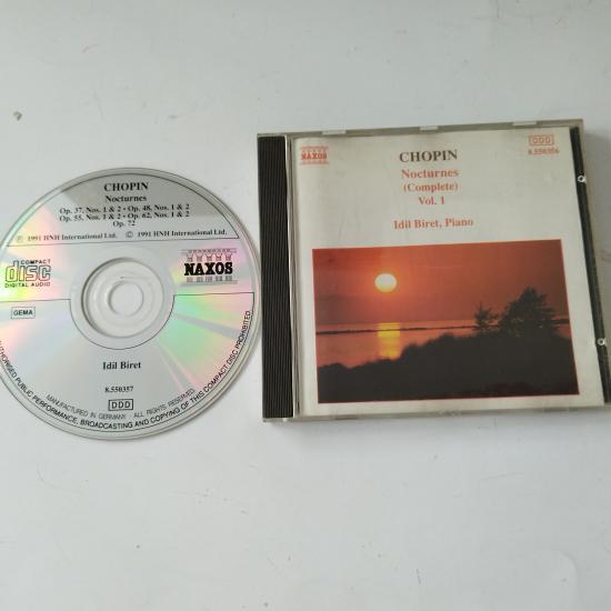 Chopin /  Idil Biret   –   Nocturnes (Complete) Vol. 1    - 1991 Almanya Basım - 2. El CD Albüm