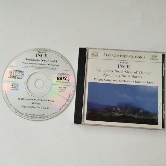 Kamran İnce  - Prague Symphony Orchestra ‎/ Symphony No. 3 ’Siege Of Vienna’ • Symphony No. 4 ’Sardis’  -  2005 Kanada  Basım - 2. El CD Albüm