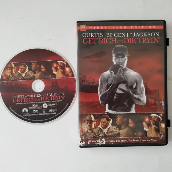 Curtis ’50 Cent’ Jackson Get Rich or Die Tryin / Birinci Bölge  - 2. El  DVD Film -Türkçe dil seçeneği yoktur