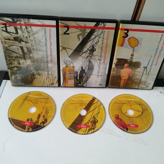 A Century of royal Dutch Shell  - 2. El  3X DVD Belgesel - Türkçe dil seçeneği yoktur