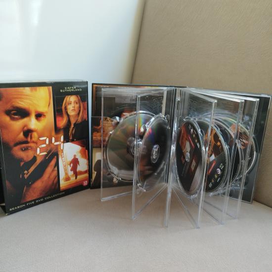 Twenty Four - 24  / The Complete Five Season  - 2. El  7X DVD Film - Türkçe dil seçeneği yoktur