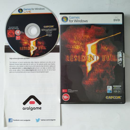 Resident Evil    / 2. El  2X DVD-ROM - OYUN (Türkçe kullanma kılavuzu ile birlikte)