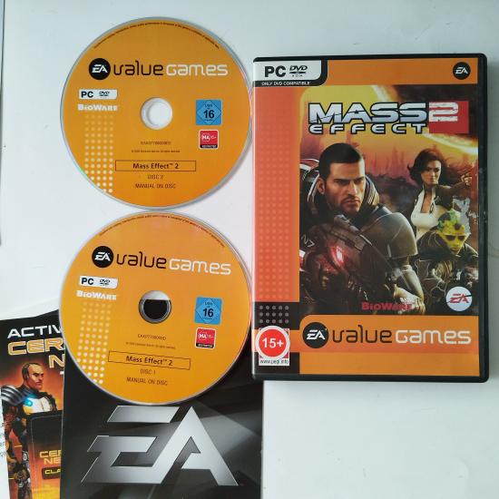 Mass Effect 2  / 2. El  2X DVD-ROM - OYUN (Türkçe kullanma kılavuzu ile birlikte)