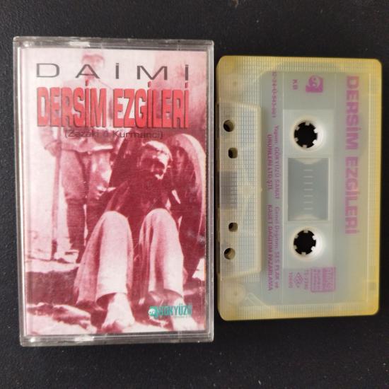 Daimi Dersim Ezgileri / Zazaki  & Kurmanci –   1992 Türkiye Basım  Kaset Albüm