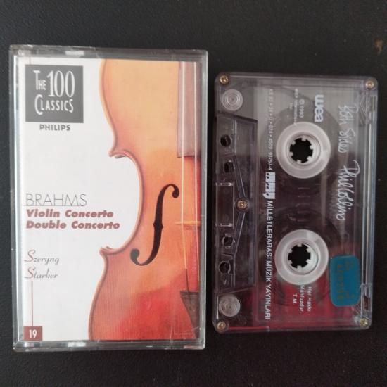 Brahms, Szeryng, Starker – Concerto Pour Violon - Double Concerto  –  1993 Türkiye Basım