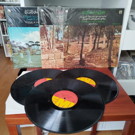 Festival Al Zajal At Loubnani ’’Deir El Kalaa’’  Vol.1 / Vol.2 / Vol3.( Tam Takım 3x LP)  -   1980 Lübnan Dönem Basım Albüm - 33 lük LP Plak