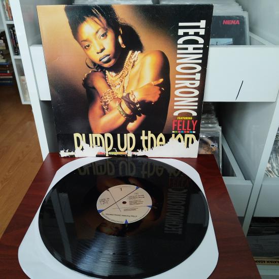 Technotronic Featuring Felly / pump up the jam  -    1989  Amerika Dönem Basım Albüm - 33 lük LP Plak
