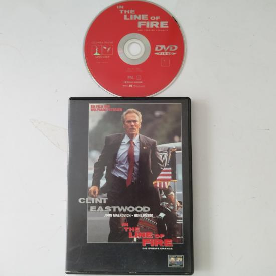 In The Line of Fire  / Ateş Hattında /John Malkovich- Clint Eastwood - 2. El  DVD Film-Türkçe dil seçeneği yoktur.