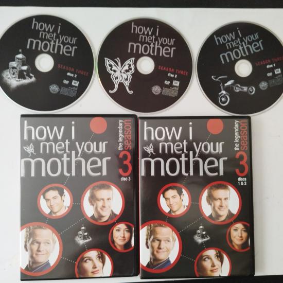 How I Met Your Mother: Season 3 - 2. El  3X DVD-1. BÖLGE-Türkçe dil seçeneği yoktur