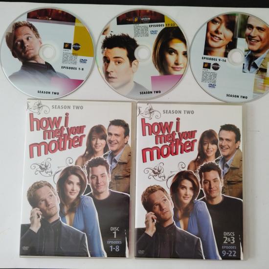 How I Met Your Mother: Season 2 - 2. El  3X DVD-1. BÖLGE-Türkçe dil seçeneği yoktur