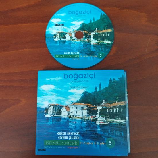 İstanbul Senfonisi 5 / Göksel Baktagir-Ceyhun Çelikten / Kanun ve Piano - Türkiye Basım -  2.El CD  Albüm