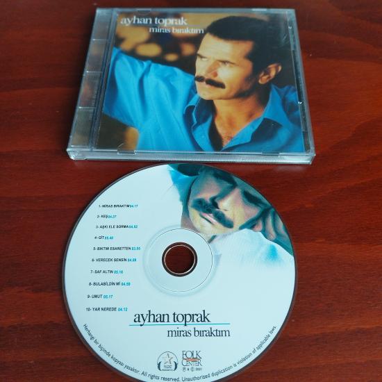 AyhanToprak / miras bıraktım - Türkiye Basım -  2. El CD  Albüm