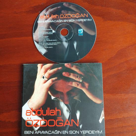 Abdullah Özdoğan / beni arayacağım en son yerdeyim - Türkiye Basım -  2. El CD  Albüm