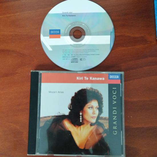 Kiri Te Kanawa ‎– Mozart Arias - 1993 Almanya Basım -  2. El CD  Albüm