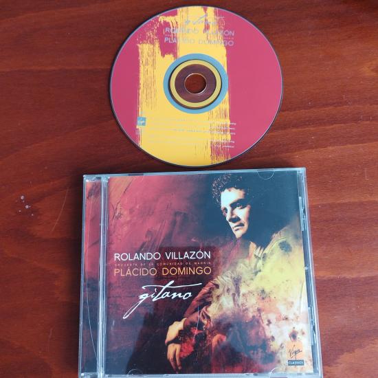 Rolando Villazón / Orquesta De La Comunidad De Madrid / Placido Domingo – Gitano Zarzuela Arias - 2007 Avrupa  Basım -  2. El CD Albüm/Opera
