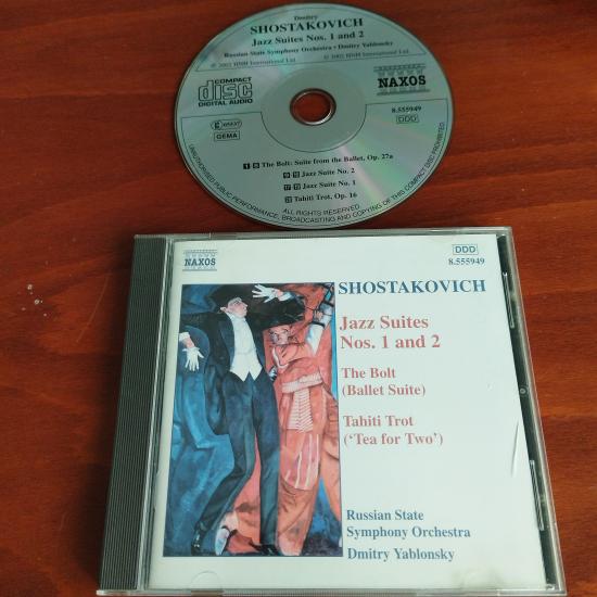 Shostakovich  - Russian State Symphony Orchestra, Dmitry Yablonsky – Jazz Suites Nos. 1 And 2 - 2002 Avrupa  Basım -  2. El CD Albüm