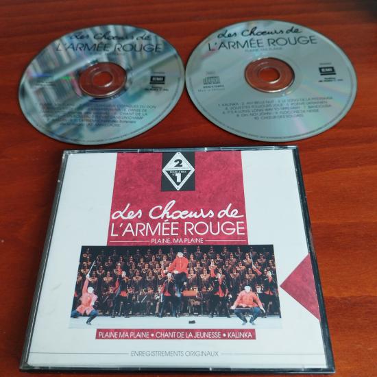 Choeurs Et Orchestre De L’Armée Sovietique* Et Ensemble De L’Armée Rouge ‎– Plaine, Ma Plaine- 1992 Fransa  Basım -  2. El 2xCD Albüm