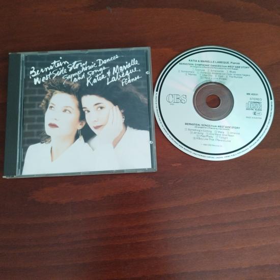 Leonard Bernstein, Katia & Marielle Labèque – West Side Story (Symphonic Dances And Songs) - 1989 Avusturya  Basım -  2. El CD Albüm