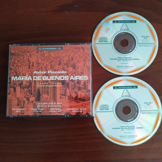 Astor Piazzolla  /Maria De Buenos Aires / Opera tango - Avusturya Basım -  2. El 2XCD Albüm