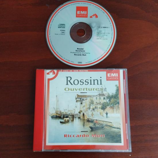 Rossini Ouvertures / Riccardo Muti - Hollanda Basım -  2. El CD Albüm