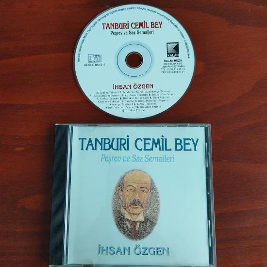 İhsan Özgen – Tanburi Cemil Bey - Peşrev Ve Saz Semaileri -  1995 Türkiye Basım -  2. El CD  Albüm