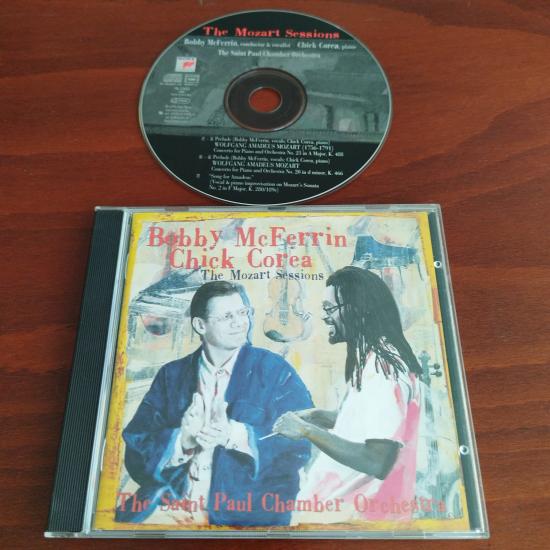 Bobby McFerrin, Chick Corea, The Saint Paul Chamber Orchestra – The Mozart Sessions - 1996  Amerika Basım -  2. El CD Albüm