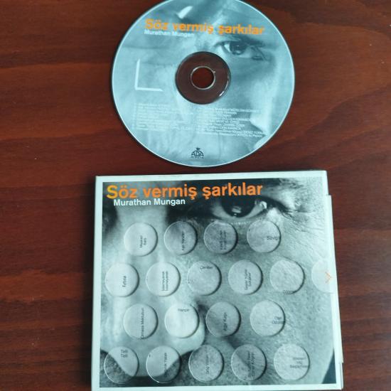 MURATHAN MUNGAN - SÖZ VERMİŞ ŞARKILAR - 2004  TÜRKİYE  BASIM CD ALBÜM