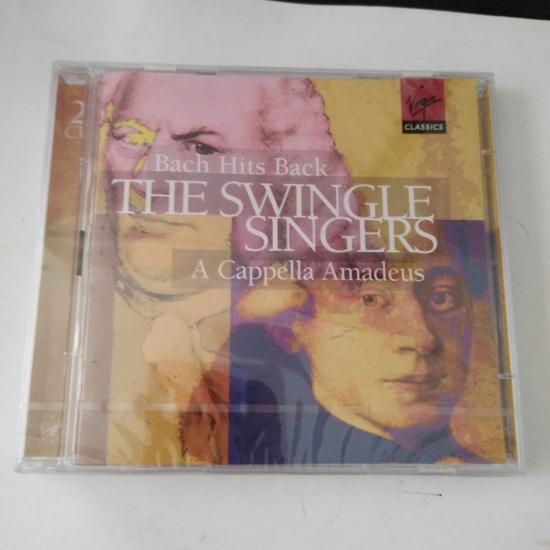 The Swingle Singers ‎– Bach Hits Back - A Cappella Amadeus -  1998 Hollanda Basım - Açılmamış Ambalajlı 2xCD Albüm